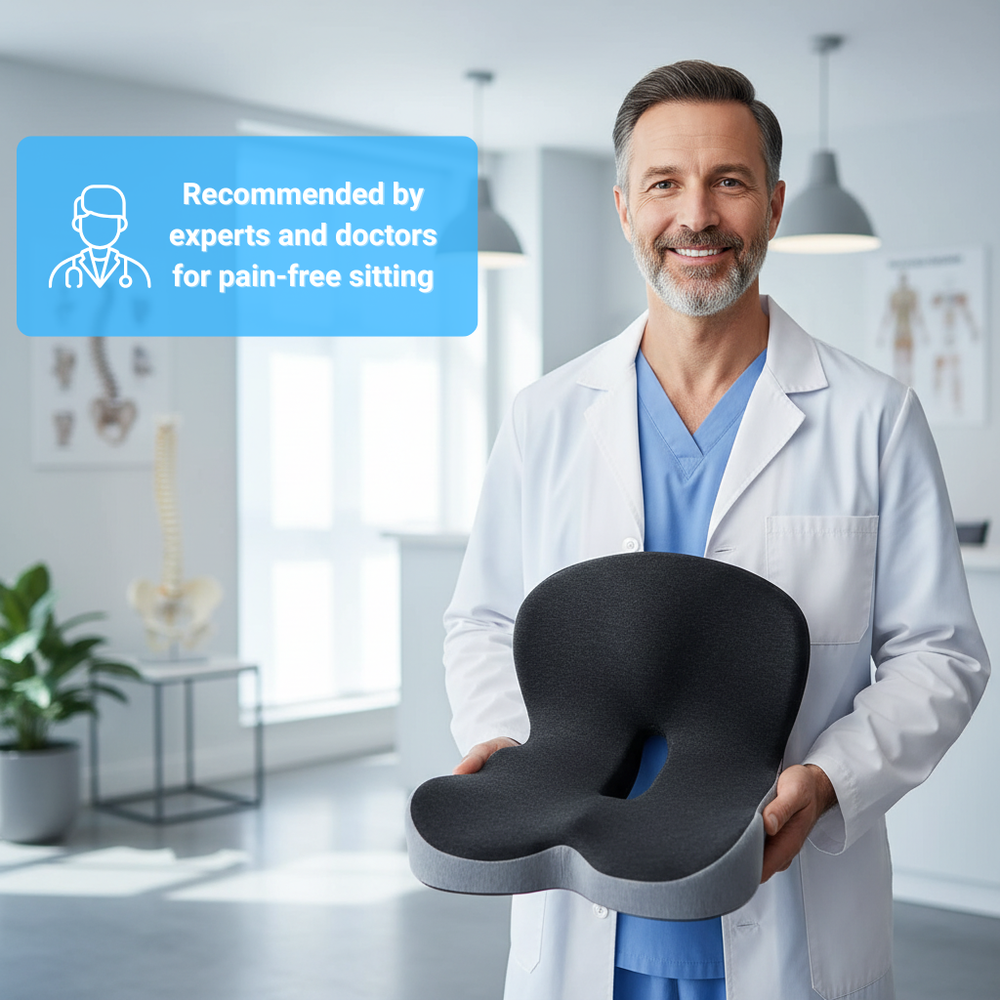 Orthopedic Cushion - Instant Relief for Back & Sciatica Pain